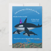 Walvis van een partij kaart (Voorkant)