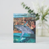Walvis van een tijd briefkaart (Staand voorkant)