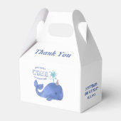 walvis van een tijd Schattigee walvis Bedankdoosjes (Achterkant)