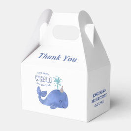 walvis van een tijd Schattigee walvis Bedankdoosjes