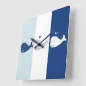 walvis vierkante klok (Hoek)