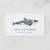 walvis visitekaartje (Voorkant)