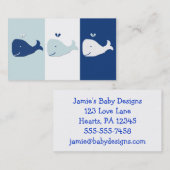 walvis visitekaartje (Voorkant / Achterkant)