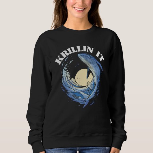 Walvis Waarnemer Krillin Het Trui (Voorkant)