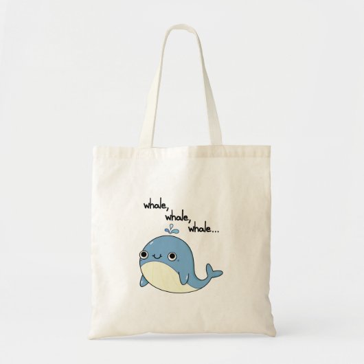 Walvis, walvis, walvis Schattig Zee Dier Pun Tote Bag (Voorkant)
