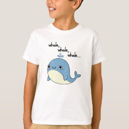 Walvis, walvis, walvis Schattig zee dier woordspel T-shirt