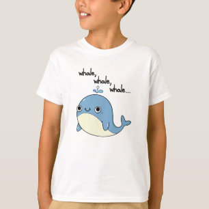 Walvis, walvis, walvis Schattig zee dier woordspel T-shirt
