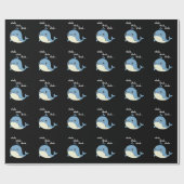 Walvis, walvis, walvis Schattige Zee Animal Pun Da Cadeaupapier (Vlak)