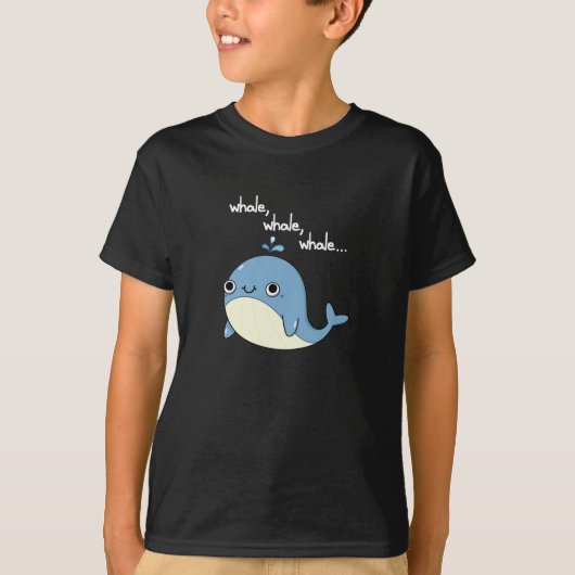 Walvis, walvis, walvis Schattige Zee Animal Pun Da T-shirt (Voorkant)
