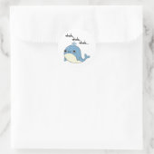 walvis, walvis, walvis Zee Ronde Sticker (Tas)