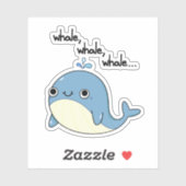 walvis, walvis, walvis Zee Sticker (Vel)