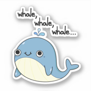 walvis, walvis, walvis Zee Sticker
