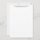 Walvis Wenskaart Kaart (Achterkant)