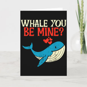 Walvis Zal Je Van Mij Zijn Grappige Orka Valentijn Kaart