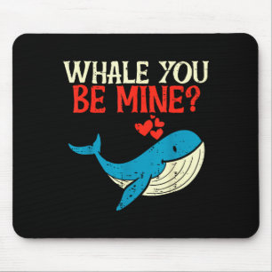 Walvis Zal Je Van Mij Zijn Grappige Orka Valentijn Muismat