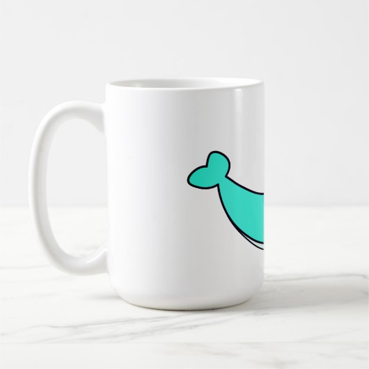 Walvis, Zee, Water Koffiemok (Links)