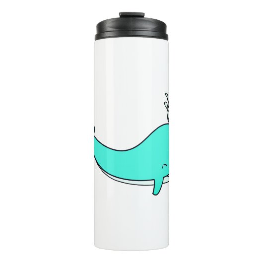 Walvis, Zee, Water Thermosbeker (Voorkant)