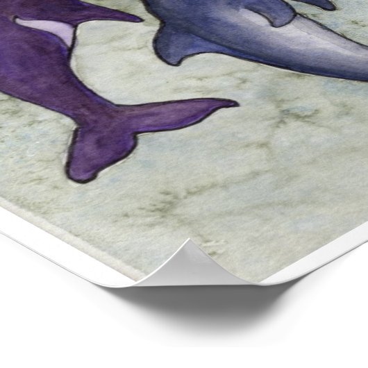 walvisachtige trots poster (Hoek)