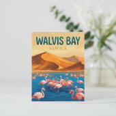 Walvisbaai Lagune Namibië Briefkaart (Staand voorkant)