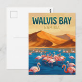 Walvisbaai Lagune Namibië Briefkaart (Voorkant / Achterkant)