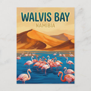 Walvisbaai Lagune Namibië Briefkaart
