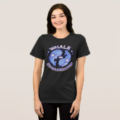 Walviscommunicatie Tri-Blend Shirt (Voorkant volledig)