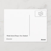 Walviseiland, Nieuw-Zeeland Briefkaart (Achterkant)