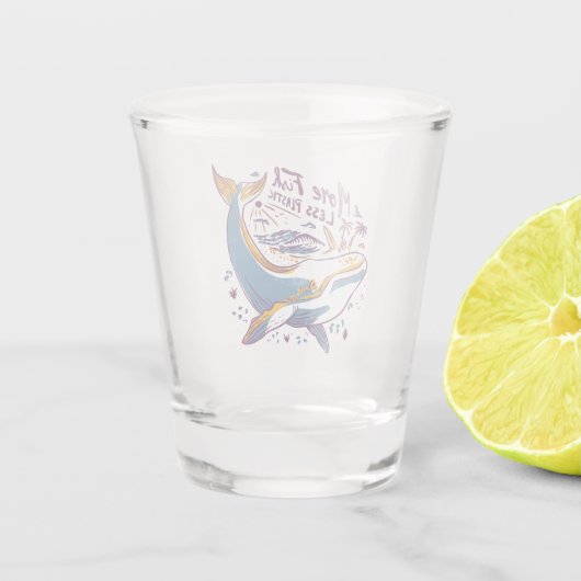 walviseiland shot glas (Achterkant)