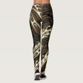 Walvisgolven in de oceaan leggings (Achterkant)
