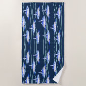 Walvisgolven Strandlaken (Voorkant)