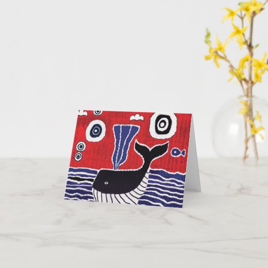 Walvisgroetkaart Kaart (Gele Bloem)