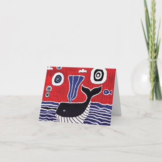 Walvisgroetkaart Kaart (Voorkant)