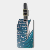 Walvishaai Bagagelabel (Voorkant verticaal)