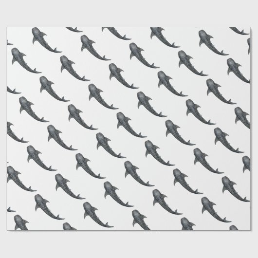 Walvishaai Cadeaupapier (Vlak)