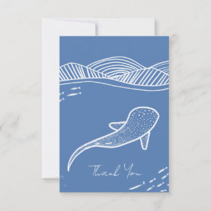 Walvishaai Dank je kaart