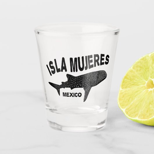 Walvishaai duiken | Isla Mujeres Shot Glas (Voorkant)