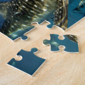 Walvishaai en reuzenvis legpuzzel (Zijkant)