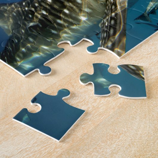 Walvishaai en reuzenvis legpuzzel (Zijkant)