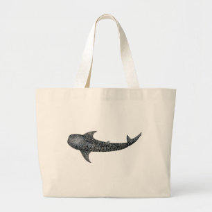 Walvishaai Grote Tote Bag