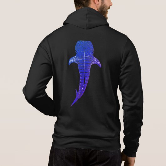 walvishaai hoodie (Achterkant)