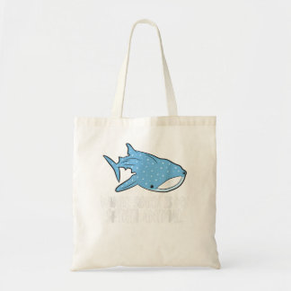 Walvishaai is mijn bezielde dierbare walvishaai tote bag