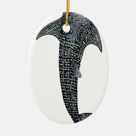 Walvishaai Keramisch Ornament (Voorkant)