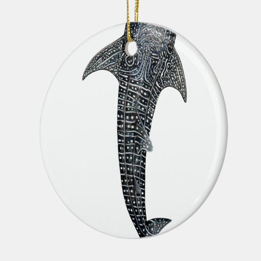 Walvishaai Keramisch Ornament (Links)