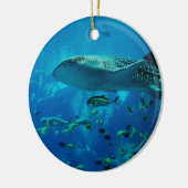 Walvishaai Onderzeese oceanie Keramisch Ornament (Links)