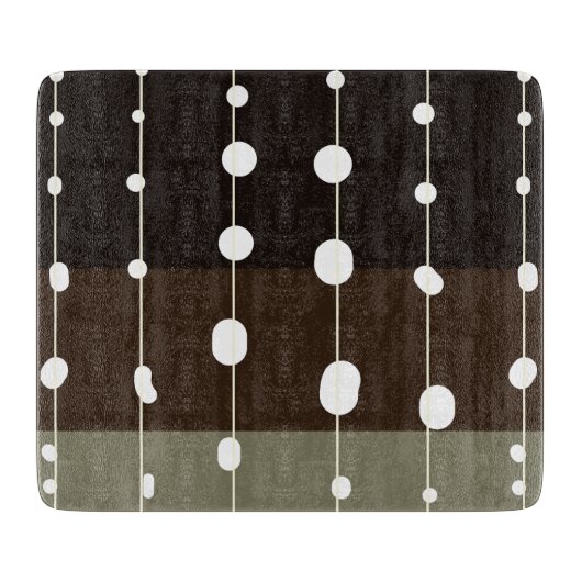 Walvishaai Vlekken en Strepen Patroon Cool Grey Snijplank (Voorkant)