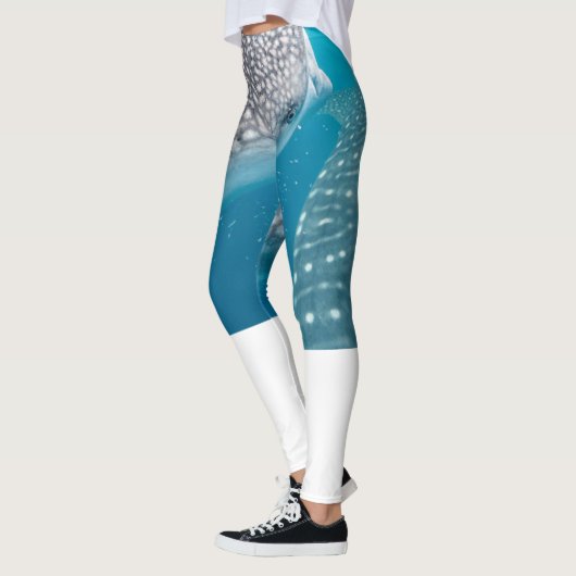 Walvishaai zwemmen onderwater leggings (Links)