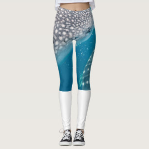 Walvishaai zwemmen onderwater leggings