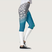 Walvishaai zwemmen onderwater leggings (Rechts)