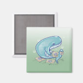 Walvishaken Magneet (Voorkant / Achterkant)