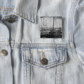 Walvishaven, New Bedford Vierkante Button 5,1 Cm (In situ)